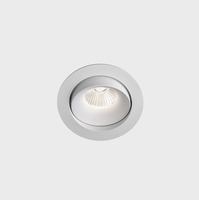 Kruhová - KHL K50151.01.RF.WH-WH.38.ST.9.30.DA LUXO TILT zapuštěné svítidlo s rámečkem bílá 12W 3000K DALI - KOHL-Lighting