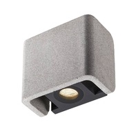 Vystaveno - LA 1003470X VÝPRODEJ VZORKU - MANA OUT nástěnné svítidlo šedá/antracit 11W 650lm 3000K 60° stmívatelné - BIG WHITE (SLV)