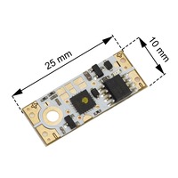 LED ovladače do profilu - Dotykový mikro stmívač pro LED pásky do profilu