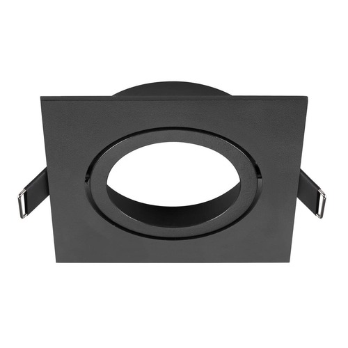 Hranatá - LA 1007446 NEW TRIA® 95 kroužek pro vestavbu do stropu, D: 11 Š: 11 H: 2,6 cm, IP 20, černá - BIG WHITE (SLV) - foto 1