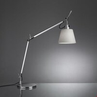 Stolní lampy pracovní - AR 0947020A Tolomeo basculante tavolo - tělo lampy se saténovým difuzorem 180 - ARTEMIDE
