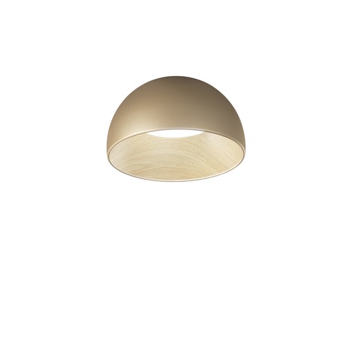 Kruhová - FAN LED-COCO-PL35-ORO Stropní LED svítidlo COCO zlatá, 30 W, 3840 lm, CCT, 35 x 23 cm - FANEUROPE - foto 1