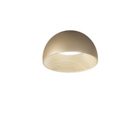 Kruhová - FAN LED-COCO-PL35-ORO Stropní LED svítidlo COCO zlatá, 30 W, 3840 lm, CCT, 35 x 23 cm - FANEUROPE