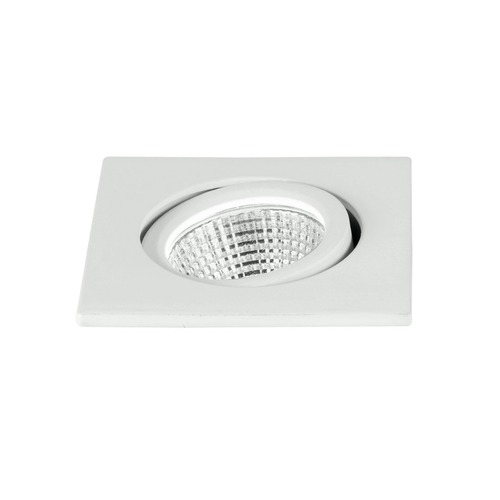 Hranatá - FAN INC-POLARIS-Q3 BCO Zápustné svítidlo LED Polaris, bílé, hliník, 3 W, 300 lm, 4000 K, 6,6 x 6,6 x 5,7 cm - FANEUROPE - foto 1