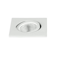 Hranatá - FAN INC-POLARIS-Q3 BCO Zápustné svítidlo LED Polaris, bílé, hliník, 3 W, 300 lm, 4000 K, 6,6 x 6,6 x 5,7 cm - FANEUROPE