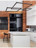 Dekorativní - NV 9990734 Závěsné svítidlo ETERNA černý hliník a akryl LED 40W 230V 3000K IP20 stmívatelné - NOVA LUCE