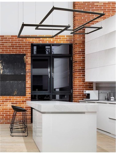 Dekorativní - NV 9990734 Závěsné svítidlo ETERNA černý hliník a akryl LED 40W 230V 3000K IP20 stmívatelné - NOVA LUCE - foto 1