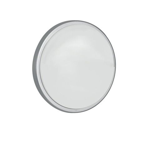 Nástěnná - FAN LED-EVER-XL-MW SIL Venkovní nástěnné a stropní svítidlo LED EVER stříbrná, polykarbonát, 28 W, 3750 lm, 4000 K, se senzorem, IP65, 30 x 7,8 cm - FANEUROPE - foto 1