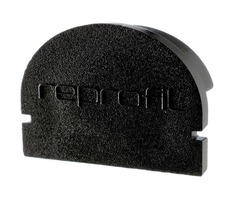 Krytky pro Al profily - IMPR 979592 Koncovka R-AU-01-15 černá 21 mm 2 ks - LIGHT IMPRESSIONS