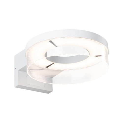 Nástěnná - P 93112 LED venkovní nástěnné svítidlo Capea pohybové čidlo IP44 231mm 3000K 8 / 1x1,2W 230V bílá hliník - PAULMANN - foto 1