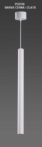 Válec - BPM 20196.01.PN.BK-GC.40.ST.9.27 Závěsné svítidlo MARTORELL černá / zlatá Ø60 x 400 40º Ra90 2700K – BPM - foto 1