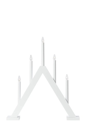 Interiérové dekorace - MAR 706222 Ariele adventní bílý svícen 47 cm - Markslöjd - foto 1