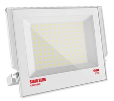 Reflektory - CEN SRSB-1509540 LED reflektor SIRIO SLIM BÍLÝ 150W 4000K 110d 303x366x34mm IP66 IK08 - CENTURY
