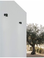 Nástěnná - NV 9271491 Venkovní nástěnné svítidlo FEND černý hliník a sklo LED 10W 3000K 100-240V 24st. IP65 - NOVA LUCE