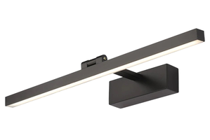 LED nástěnné svítidla - LED zrcadlo / nástěnné světlo 14W - černé tělo