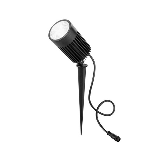 Zápichy - FAN LED-TARGET-30-24V Venkovní reflektor LED TARGET DC24 V černá hliník 30 W 468 lm RGBW IP67 7,8x12,3 cm - FANEUROPE - foto 1