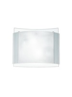 Hranatá - FAN I-RIGHE/PL40 Stropní svítidlo Righe bílé, 3xE27, 38 x 7,5 x 35 cm - FANEUROPE