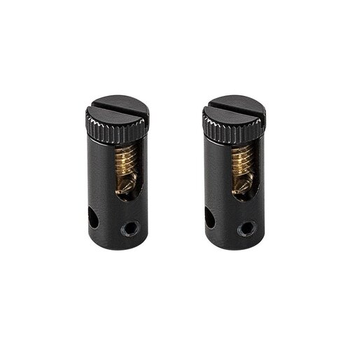 Lanka a příslušenství - LA 186350 Napáječ pro 12V lankový systém TENSEO černý 2ks - BIG WHITE (SLV) - foto 1