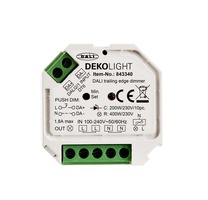 Stmívače - IMPR 843340 Deko-Light stmívač vysokonapěťový, DALI - DALI, Triac-stmívač, 100-240V, 400W, IP20