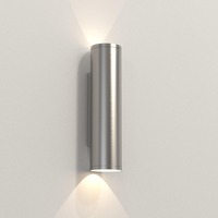 Nástěnná - AST 1428004 Venkovní nástěnné svítidlo Ava 300 Coastal 2x6W GU10 kartáč. ocel - ASTRO Lighting