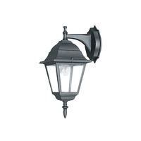 Nástěnná - FAN LANT-ROMA/AP1B Venkovní nástěnné svítidlo DOWN ROMA černá, 1xE27, IP44, 19,5 x 35 x 14,6 cm - FANEUROPE