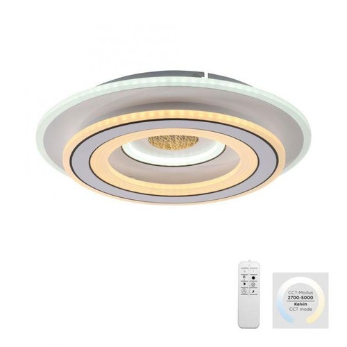 Kruhová - LD 14282-16 TOLAGO LED stropní svítidlo bílé funkce nočního osvětlení stmívatelné dálkový ovladač CCT 3000-6500K - JUST LIGHT - foto 1