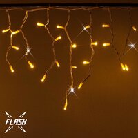 Venkovní krápníky - DLED IFNX0305W DecoLED LED světelné krápníky, FLASH, 3x0,5m, teple bílá, 114 diod, IP67 IFNX0305W