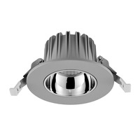 Kruhová - IMPR 565556 Deko-Light vestavné bodové svítidlo Tarvos 100, 10,5 W, 4000 K, 15 st., světlešedá - DEKOLIGHT