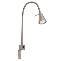 S ramenem - BRI 2080-012 Svítidlo nástěnné flexibilní 40,3 cm 1xGU10 5W 400lm matný nikl - BRILONER