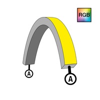 Příslušenství pro LED pásky - SLC S1624T-RGB-A Napájení pro NeonFlex 24V Top-Bend RGB A - TLG