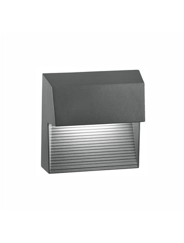 Nástěnná - NV 752250 Venkovní nástěnné svítidlo KRYPTON tmavě šedý hliník LED 6W 3000K 220-240V 32st. IP54 - NOVA LUCE - foto 1