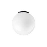 Kruhová - OS SKA40136 SKAT 2 stropní/nástěnné plastové svítidlo černá / bílá IP65 25W E27 - OSMONT