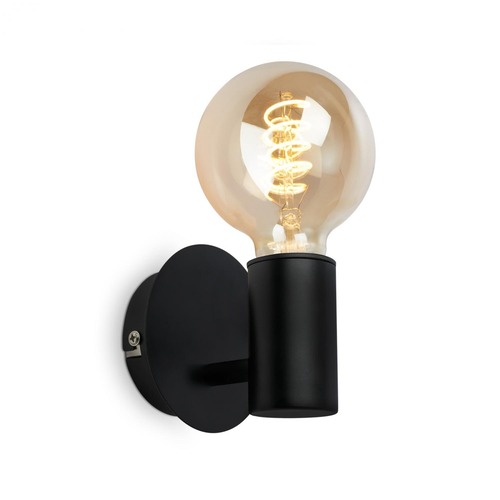 Koupelnová - BRI 2115015 Nástěnné svítidlo 10 cm 1x E27 max 10 W černé - BRILONER - foto 1