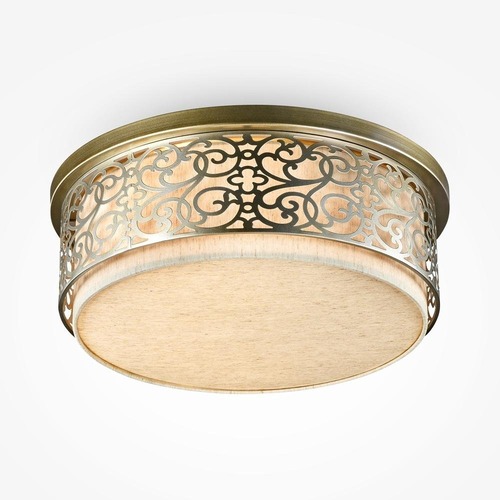 Kruhová - M H260-05-N Stropní svítidlo Venera E27 5x60W látka mosaz kov - MAYTONI - foto 1