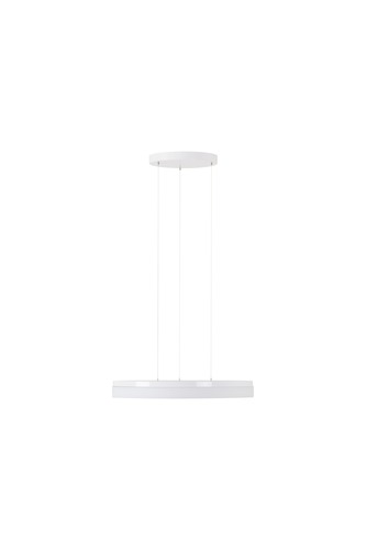 Kruhová - OS CAR66878 CARINA LE2 závěsné skleněné svítidlo bílá IP40 4000 K 46W LED - OSMONT - foto 1