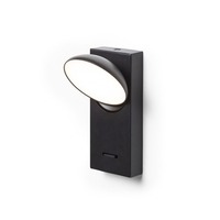 Bodová - RED R13915 ELISEO nástěnná černá 230V LED 5W 3000K - RED - DESIGN RENDL