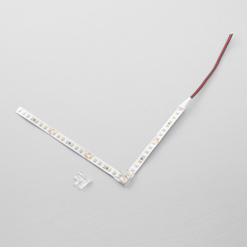Příslušenství pro LED pásky - FAN STRIP24V-8-L-CONN Příslušenství LED pásek spojka průhledná (1 ks) pro STRIP 24 V 8x8x8 mm - FANEUROPE - foto 1