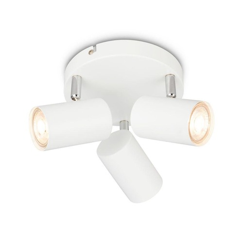 Bodová - BRILO 2365036 BRILONER Supo stropní bodové svítidlo - GU10 patice, max. 9W, nastavitelné, 3-ramenné, bílé 2365036 - foto 1