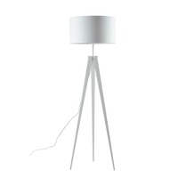 Stojací lampy - FAN I-IBIS-PT BCO Stojací lampa Piantana Ibis, bílá, 1 x E27, 50 x 160 cm - FANEUROPE
