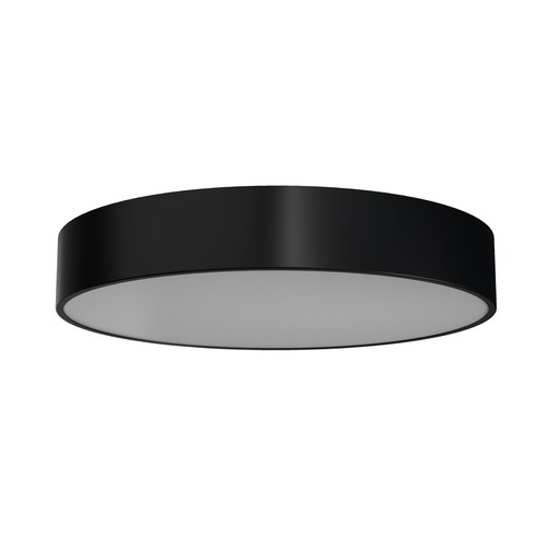 Kruhová - OS KRU40010 KRUGER 3 FO stropní/nástěnné plastové svítidlo černá IP40 3x25W E27 - OSMONT - foto 1