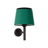 Dekorativní - FARO 20301-94 SAVOY nástěnná lampa, černá/zelená - FARO