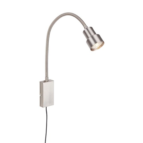 S ramenem - BRI 2085012 Bodové svítidlo s dotykovým vypínačem 69 cm 1xGU10 5W 400lm matný nikl (starý kód: BRI 2085-012) - BRILONER - foto 1