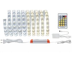 Pracovní osvětlení - P 70624 MaxLED Tunable White - základní sada izolovaná 3m 20W, ovládání bílého světla - PAULMANN