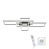 Hranatá - LD 14693-18 ASMIN LED stropní svítidlo, černá, 99x29cm, hranaté, stmívatelné, downlight+sidelight 2700-5000K - LEUCHTEN DIREKT / JUST LIGHT