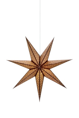 Interiérové dekorace - MAR 705792 Glitter bronzová hávěsná hvězda 75 cm - Markslöjd - foto 1