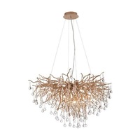 Dekorativní - PN 2192-11 Závěsné svítidlo ICICLE 10x G9 40W š.100cm mosaz - PAUL NEUHAUS