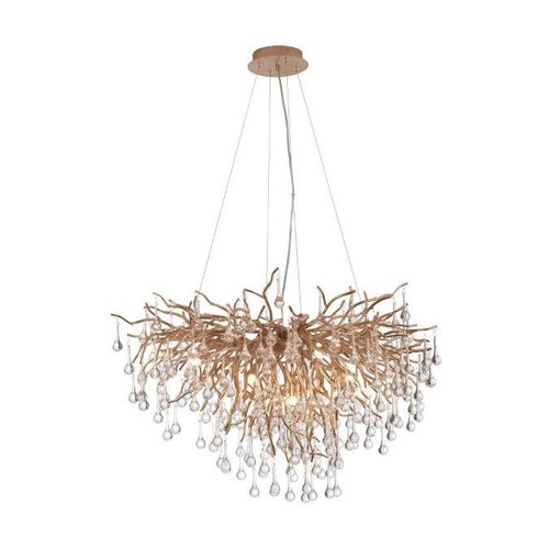 Dekorativní - PN 2192-11 Závěsné svítidlo ICICLE 10x G9 40W š.100cm mosaz - PAUL NEUHAUS - foto 1