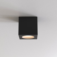 Hranatá - AST 1326044 Stropní svítidlo Kos Square černé 6W GU10 LED IP65 (náhrada za 1326007) - ASTRO Lighting