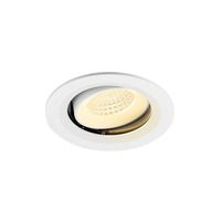 Kruhová - LA 1009683 NUMINOS® MOVE M Stropní vestavné svítidlo, 3000 K, 55°, IP20, kulaté, bílé - BIG WHITE (SLV)