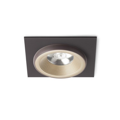 Hranatá - RED R13251 SHARM SQ I zápustná perleťová zlatá/hnědá 230V LED 10W 24° 3000K - RED - DESIGN RENDL - foto 1